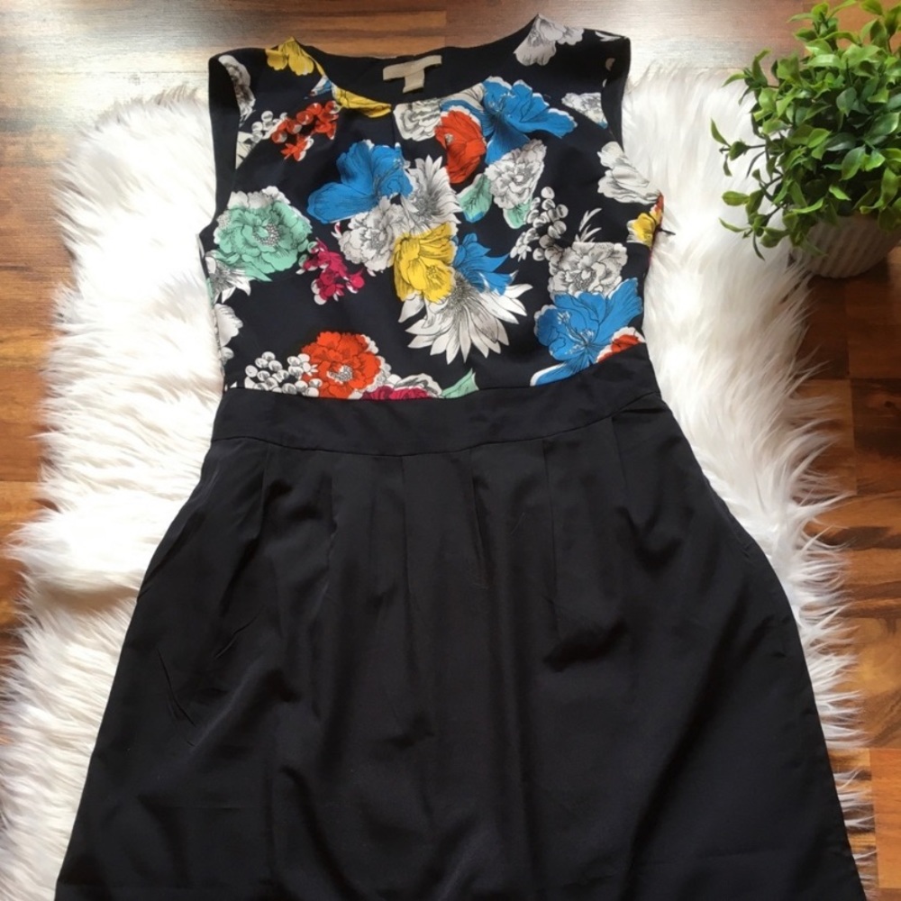 Banana Republic sleeveless fit & flare dress 6